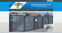 Desktop Screenshot of fermetures-berger.fr